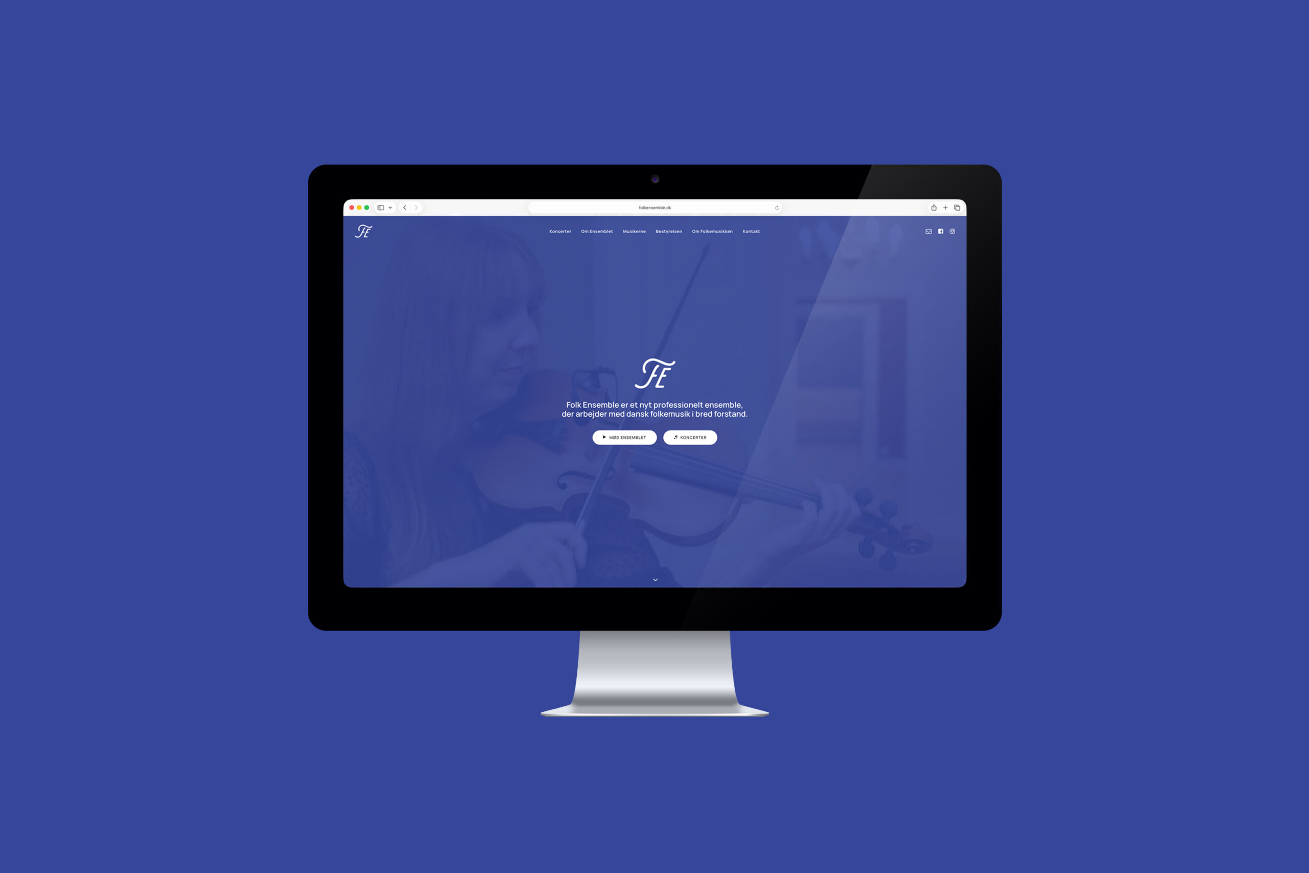 Hjemmeside for Folk Ensemble